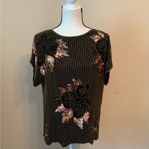 Sequin and beaded to. Vintage.